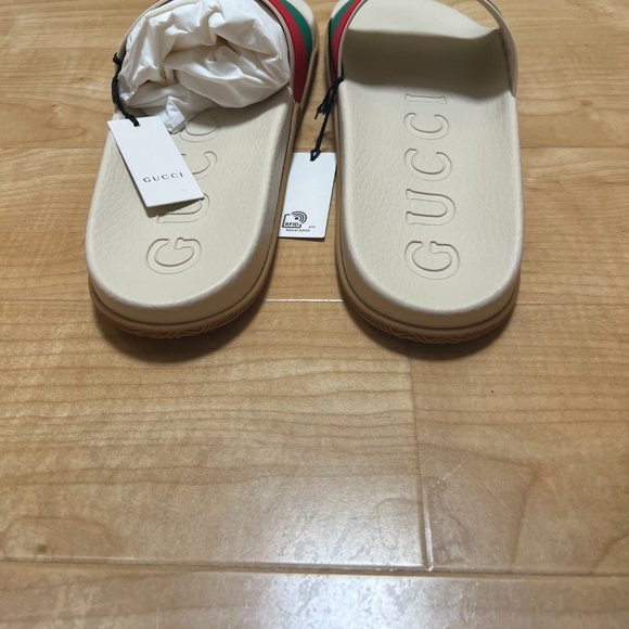 women Gucci Slide Interlocking G Orange - Picture 2 of 8